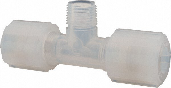 Compression Tube Male Branch Tee: 3/8